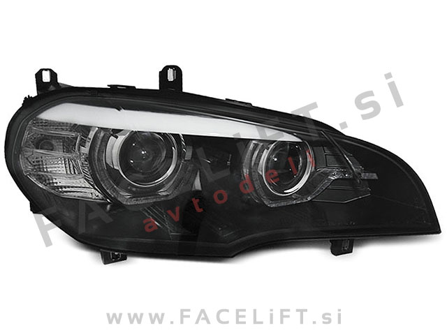 BMW X5 E70 06-10 bi-xenon žarometi DRL AFS