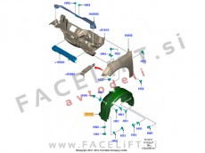 Ford Focus 10-18 sprednji kolotek levi