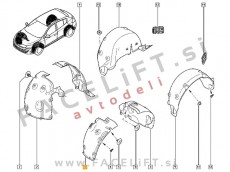 Renault Megane 3 08-16 sprednji kolotek sprednji del levi