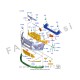 Ford Focus 3 / (10-14) / okvir meglenke / desni