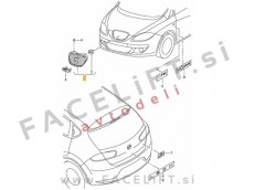 Seat Leon 1P 09-12 maska