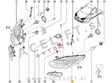 Renault Megane 3 13-16 žaromet levi