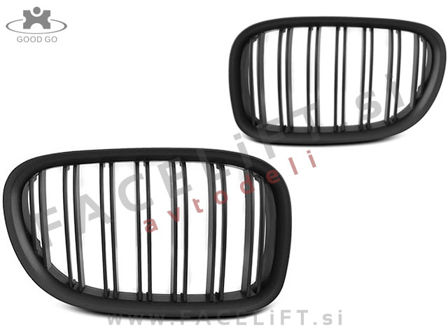 BMW 7 / F01 F02 (08-12) / ledvičke / črne (mat)