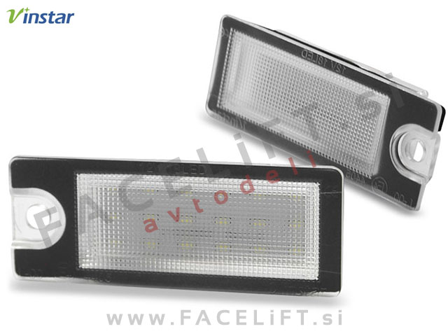 Volvo LED osvetlitev registrske tablice z ohišjem