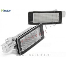 Dacia Renault / LED osvetlitev registrske tablice z ohišjem