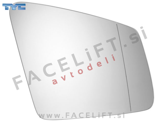 Mercedes ML W166 11-15 steklo ogledala desno