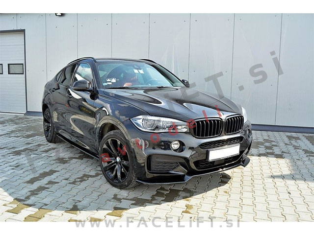 BMW X6 F16 M 14-19 podaljšek sprednjega odbijača