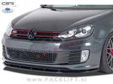 VW Golf 6 GTI GTD / 5K (08-13) / podaljšek sprednjega odbijača / črni (sijaj)