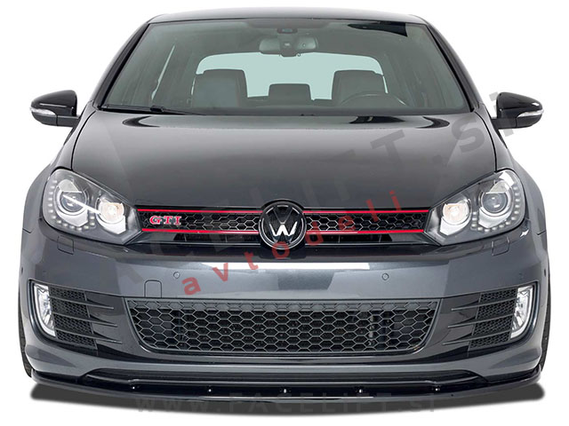 VW Golf 6 GTI GTD / 5K (08-13) / podaljšek sprednjega odbijača / črni (sijaj) VW Golf 6 GTI GTD / 5K (08-13) / podaljšek sprednjega odbijača / črni (sijaj)