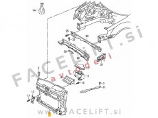 VW Golf 6 08-12 vezna stena