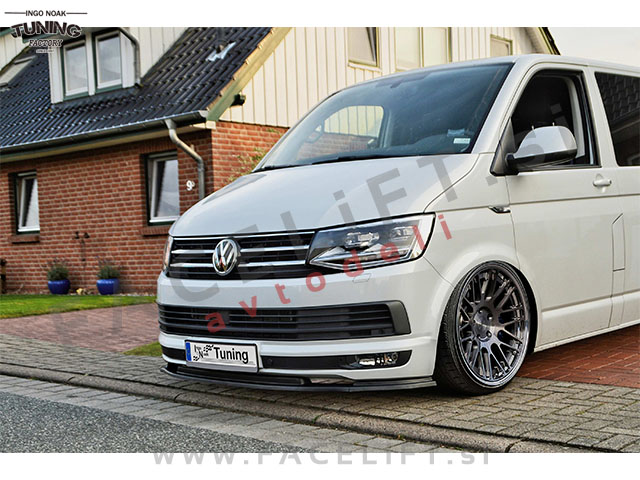 VW T6 15-21 podaljšek sprednjega odbijača IN-Tuning črni sijaj VW T6 15-21 podaljšek sprednjega odbijača IN-Tuning črni sijaj