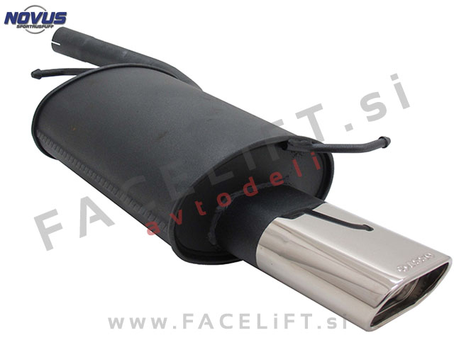 Audi A4 / B6 8E (00-04) / športni izpušni lonec / 1x 135x75mm Audi A4 / B6 8E (00-04) / športni izpušni lonec / 1x 135x75mm