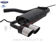 VW Golf 5 / 1K (03-08) / športni izpušni lonec / 2x 76mm / MS-Design