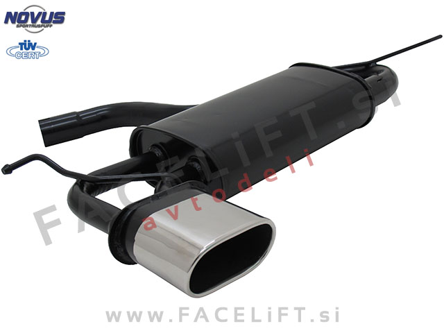 VW Golf 6 / 5K (08-13) / športni izpušni lonec / 1x 135x75mm VW Golf 6 / 5K (08-13) / športni izpušni lonec / 1x 135x75mm