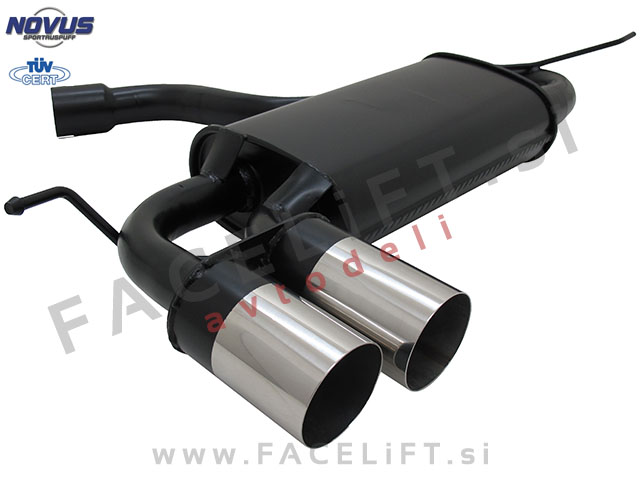 VW Scirocco / 13 (08-17) / športni izpušni lonec / 2x 76mm / RL-Design VW Scirocco / 13 (08-17) / športni izpušni lonec / 2x 76mm / RL-Design