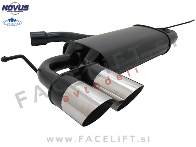 VW Golf 5 GTI 03-08 športni izpušni lonec 2x 76mm MS-Design VW Golf 5 GTI 03-08 športni izpušni lonec 2x 76mm MS-Design