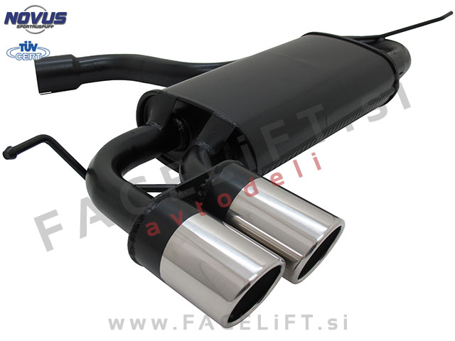 VW Scirocco 08-17 športni izpušni lonec 2x 76mm SR-Design VW Scirocco 08-17 športni izpušni lonec 2x 76mm SR-Design
