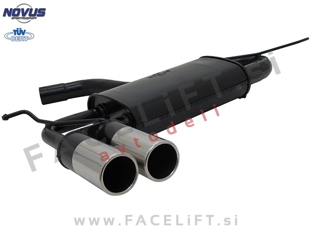 Audi A3 / 8PA Sportback (04-12) / športni izpušni lonec / 2x 76mm Audi A3 / 8PA Sportback (04-12) / športni izpušni lonec / 2x 76mm