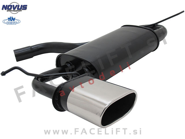 Seat Leon / 1P (05-12) / športni izpušni lonec / 1x 135x75mm