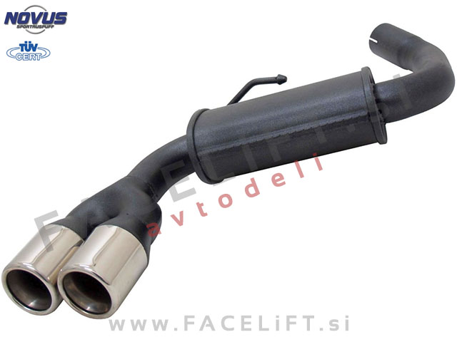 BMW 1 E87 04-11 športni izpušni lonec 2x 76mm