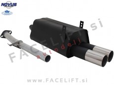BMW 3 E36 90-99 športni izpušni lonec 2x 76mm RL-Design