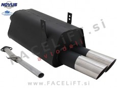 BMW 3 / E36 (90-99) / športni izpušni lonec / 2x 76mm / MS-Design
