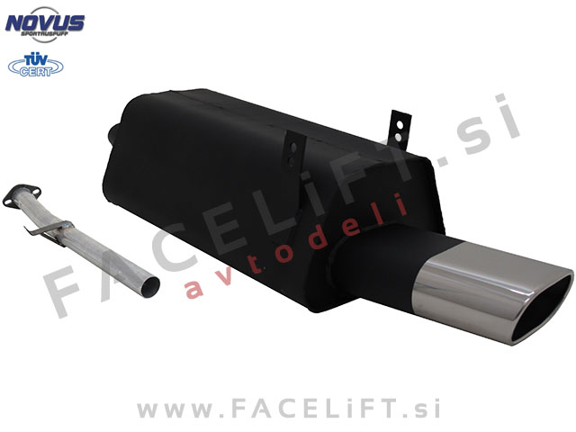 BMW 3 / E36 (90-99) / športni izpušni lonec / 1x 135x75mm BMW 3 / E36 (90-99) / športni izpušni lonec / 1x 135x75mm