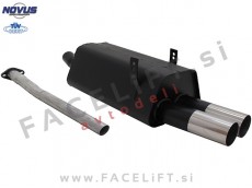 BMW 3 E36 90-99 športni izpušni lonec 2x 76mm RL-Design