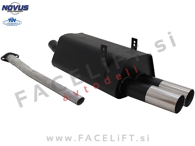 BMW 3 E36 90-99 športni izpušni lonec 2x 76mm RL-Design