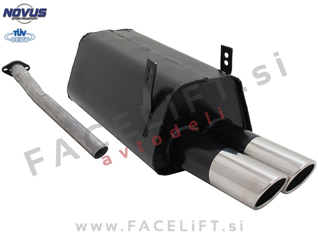 BMW 3 E36 90-99 športni izpušni lonec 2x 76mm SR-Design BMW 3 E36 90-99 športni izpušni lonec 2x 76mm SR-Design