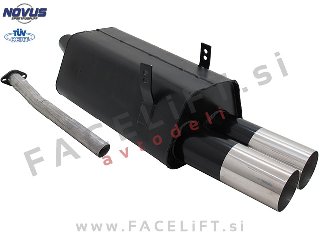 BMW 3 E36 90-99 športni izpušni lonec 2x 90mm RL-Design