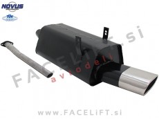 BMW 3 E36 90-99 športni izpušni lonec 1x 135x75mm BMW 3 E36 90-99 športni izpušni lonec 1x 135x75mm
