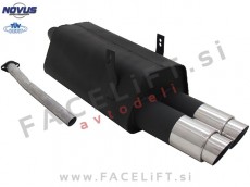 BMW 3 E36 90-99 športni izpušni lonec 2x 90mm GP-Design