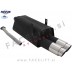 BMW 3 E36 90-99 športni izpušni lonec 2x 90mm GP-Design