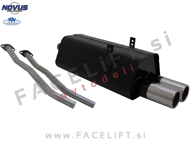 BMW 3 / E36 (90-99) / športni izpušni lonec / 2x 76mm