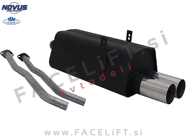 BMW 3 / E36 (90-99) / športni izpušni lonec / 2x 76mm / RL-Design