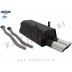 BMW 3 E36 90-99 športni izpušni lonec 2x 76mm MS-Design