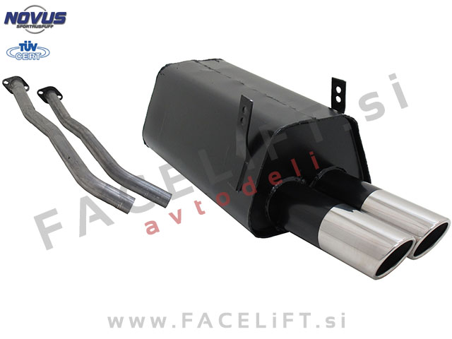 BMW 3 / E36 (90-99) / športni izpušni lonec / 2x 76mm / SR-Design