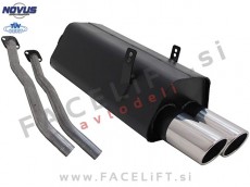 BMW 3 / E36 (90-99) / športni izpušni lonec / 2x 90mm / SR-Design BMW 3 / E36 (90-99) / športni izpušni lonec / 2x 90mm / SR-Design