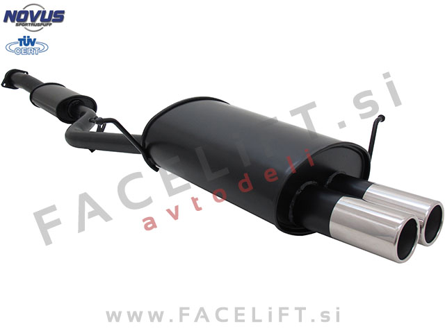 BMW 3 E36 Compact 94-00 športni izpušni lonec 2x 76mm