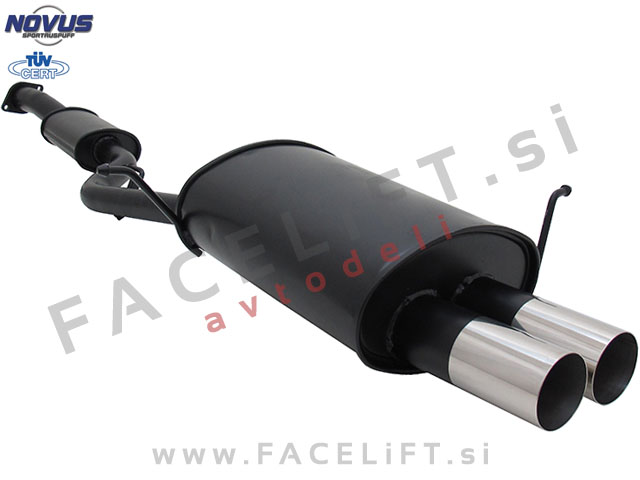 BMW 3 E36 Compact 94-00 športni izpušni lonec 2x 76mm RL-Design