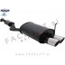 BMW 3 E36 Compact 94-00 športni izpušni lonec 2x 76mm MS-Design