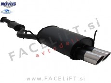 BMW 3 E36 Compact 94-00 športni izpušni lonec 2x 76mm SR-Design