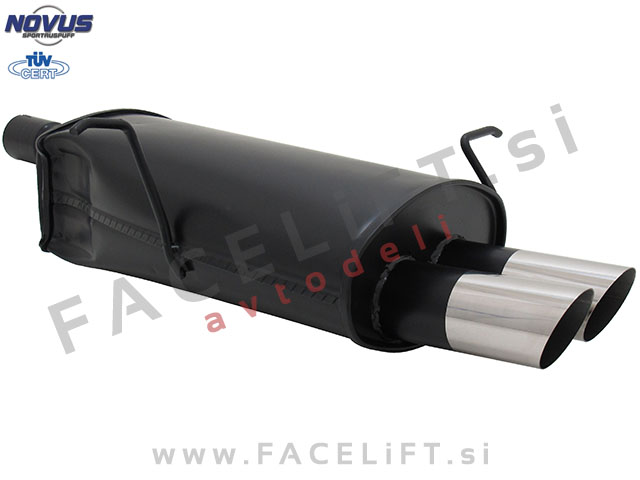 BMW 3 E46 98-07 športni izpušni lonec 2x 76mm MS-Design BMW 3 E46 98-07 športni izpušni lonec 2x 76mm MS-Design