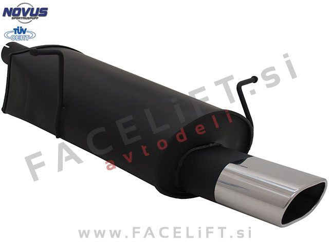 BMW 3 E46 98-07 športni izpušni lonec 1x 135x75mm BMW 3 E46 98-07 športni izpušni lonec 1x 135x75mm