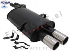 BMW 3 E46 98-07 športni izpušni lonec 2x 76mm BMW 3 E46 98-07 športni izpušni lonec 2x 76mm