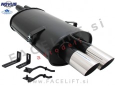 BMW 3 E46 98-07 športni izpušni lonec 2x 76mm MS-Design BMW 3 E46 98-07 športni izpušni lonec 2x 76mm MS-Design
