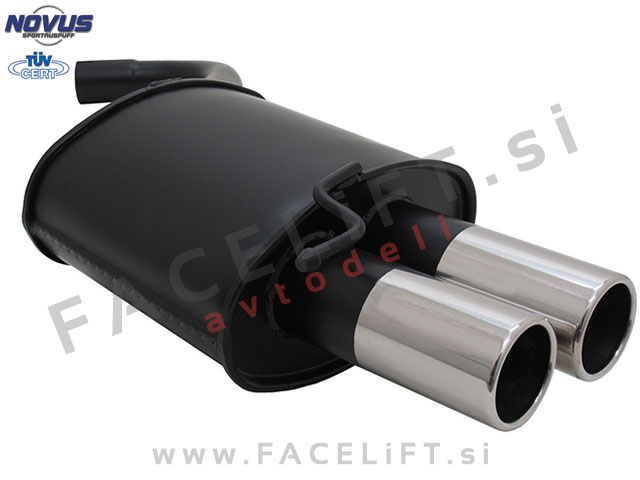 BMW 3 E90 E91 05-12 športni izpušni lonec 2x 76mm BMW 3 E90 E91 05-12 športni izpušni lonec 2x 76mm