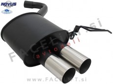 BMW 3 / E90 E91 (05-12) / športni izpušni lonec / 2x 76mm / RL-Design