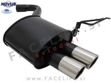 BMW 3 / E90 E91 (05-12) / športni izpušni lonec / 2x 76mm / SR-Design